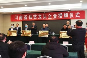 河南天成鸽业有限公司获评省级扶贫龙头企业